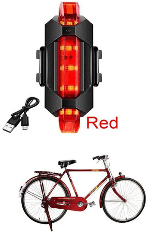 E-Shoppe Cycle Rear Light (Red) For GOLDLINE DLX 50 CM LED