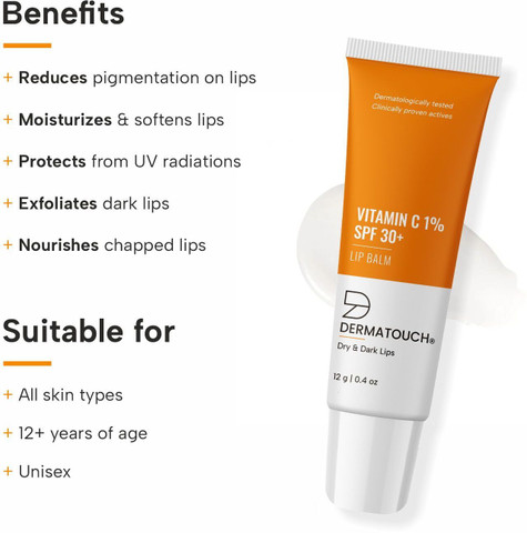 vitamin c for lip pigmentation Dermatouch Vitamin C 1% Lip Balm | Brightening Lip Balm | SPF 30+ Fragrance-Free - Price in India, Buy Dermatouch Vitamin C 1% Lip Balm | Brightening Lip Balm vitamin c for lip pigmentation Dermatouch Vitamin C 1% Lip Balm | Brightening Lip Balm | SPF 30+ Fragrance-Free - Price in India, Buy Dermatouch Vitamin C 1% Lip Balm | Brightening Lip Balm