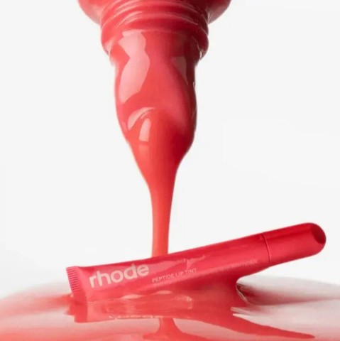 Rhode Peptide Lip Tint & Lip Gloss- guava spritz(Bright coral
