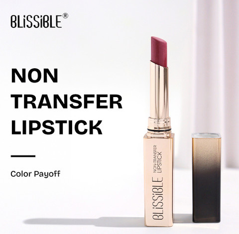 BLISSIBLE Matte One Swipe Pigment Non Transfer Waterproof Lipstick