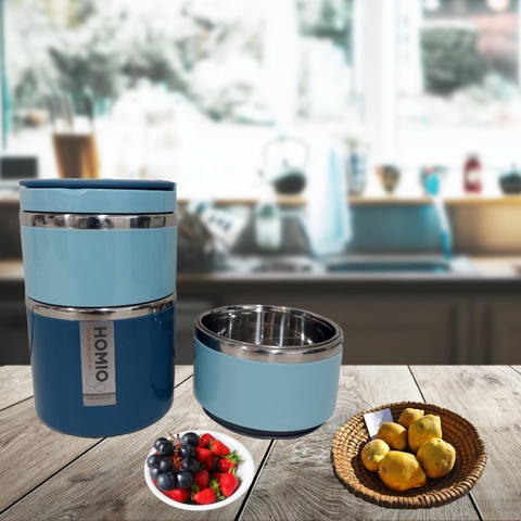 Flipkart.com | Homio 8505 Lunch Box / 304 Grade Inner Stainless