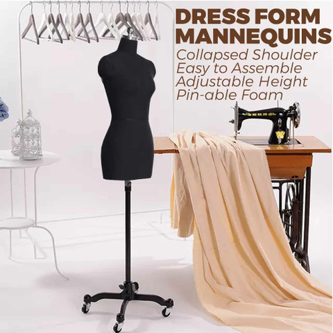 LOCOMOTO Female Dress Form Mannequins for Display Shop and