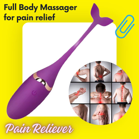 S.H. Solutions F-Series Rechargeable Premium Quality Fish Vibrator Massager  With 15 Speed Modes Remote control Massager