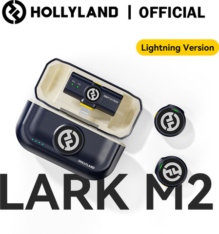 小*皇様 Hollyland Lark M2 Lighting HOLLYLAND Lark M2 Lightning Version Microphone - HOLLYLAND