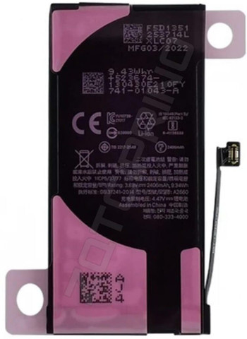 ZQTCIPRINO Mobile Battery For iPhone iPhone 13 Mini A2623 A2481
