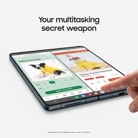 Refurbished) Samsung Galaxy Z Fold4 5G (Graygreen, 256 GB) Price