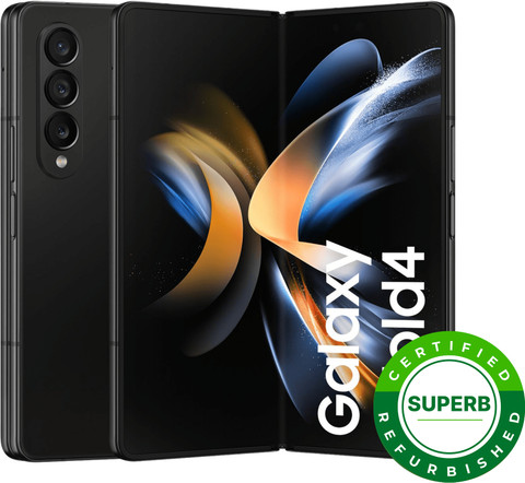Refurbished) Samsung Galaxy Z Fold4 5G (Phantom Black, 512