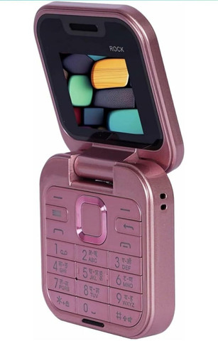 GOODVIBES Snexian Rock X Flip Dual Sim Keypad Mobile with 1.8