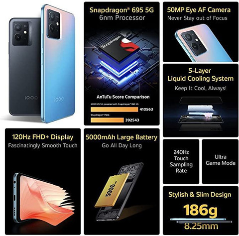 IQOO Z6 5G (128 GB Storage, 6 GB RAM) Online at Best Price On