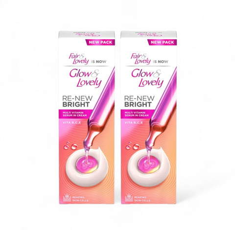 Fair & lovely cream 50gmフェア＆ラブリークリーム2pc Fair & Lovely Advanced Multivitamin Face Cream - 50g (Pack Of 2