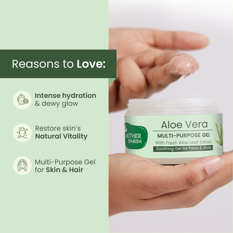Mother Sparsh Aloe vera Gel For Skin & Hair, Hydrating & Soothing  Multipurpose Gel - Price in India, Buy Mother Sparsh Aloe vera Gel For Skin  & Hair, Hydrating & Soothing Multipurpose