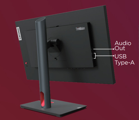 Lenovo ThinkVision 60.45 cm (24 inch) WQHD IPS Panel Monitor (P24h