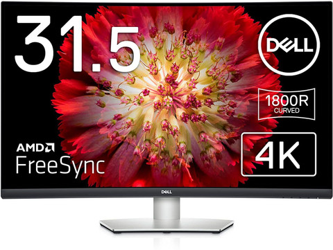 DELL S SERIES 4K 81.28 cm (32 inch) Curved UHD LED Backlit VA