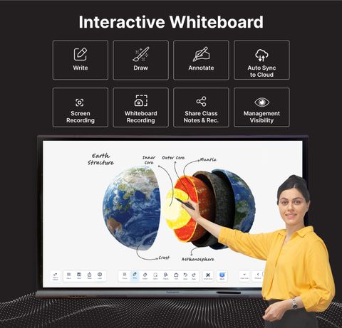 teachさん Teachmint 165.1 cm (65 inch) 4K Ultra HD OLED Panel Monitor (X1