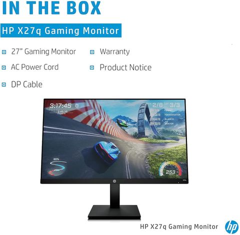HP 68.58 cm (27 inch) Quad HD IPS Panel Gaming Monitor (X27q