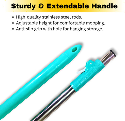 homica mop stick 360* rotation for floor cleaning Mop Set Dust Mop