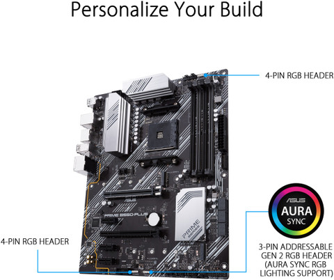 ASUS PRIME-B550-PLUS AM4Socket ATX AMD B550 Chipset DDR4