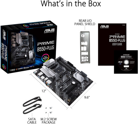 ASUS PRIME-B550-PLUS AM4Socket ATX AMD B550 Chipset DDR4