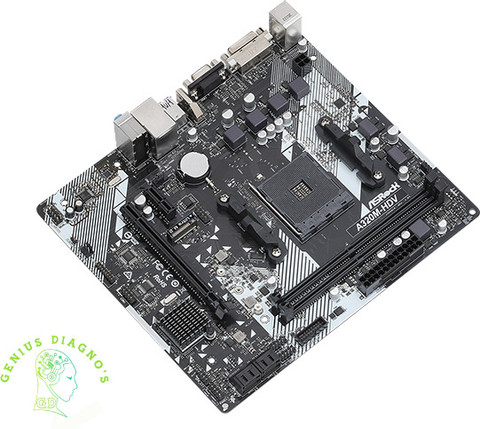 Genius Diagnos AsRock A320M-HDV R4.0 AM4Socket Micro-ATX AMD 320