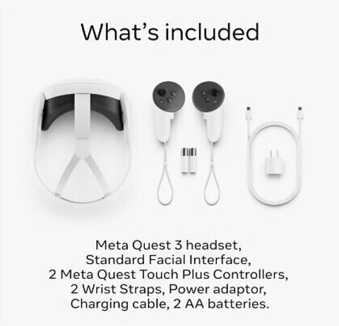 META Quest 3 Headset VR 512 GB: Asgard's Wrath 2 Bundle Motion
