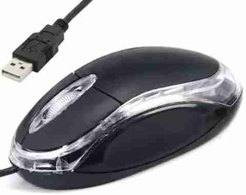 Mobtude Wired Optical Mouse, Led Tracking, Scrolling Wheel, Plug and ...