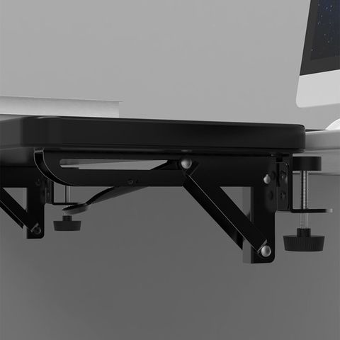 Lyla Ergonomic Desk Extender Sturdy C Clamp Mount for Square Tabletop ...