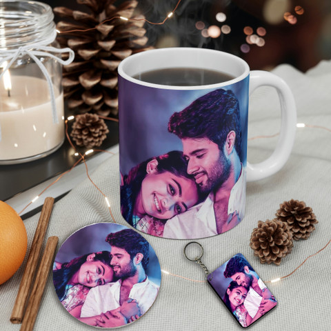 URMILAVINODCREATION CUSTOMISE MUG WITH KEYCHAIN AND COASTER ADD YOUR PHOTOS  Ceramic, Wood Coffee Mug Price in India - Buy URMILAVINODCREATION CUSTOMISE  MUG WITH KEYCHAIN AND COASTER ADD YOUR PHOTOS Ceramic, Wood Coffee