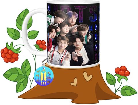 PrintingZone BTS Cup Signature BTS Bangtan Boys Hd Printed