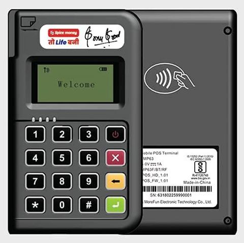 Spice Money Polyester Mini Magic ATM Accepts All Type Debit Card and ...