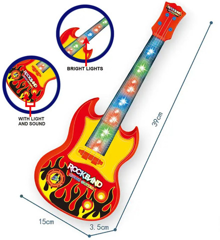 t l Toys Rockband Music Guitar - 919-B2 - Rockband Music Guitar