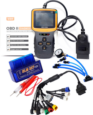 TruAge SCANNER・MINI Obdking V317 OBD scanner w/t Elm 327 11 cord bike obd cable