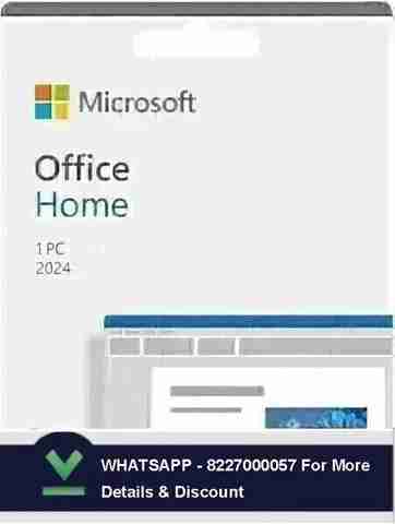MICROSOFT Office Home 2024(Lifetime Validity) One-time purchase( 1 PC ...