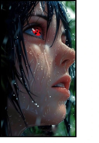 Quadiri Enterprises Granefire-anime9 3D Painting 12.8 inch x 8.5