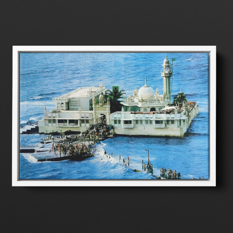 GIFTMASTER Haji Ali Dargah Floating Photo Frame Painting Home Wall