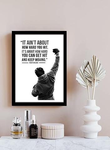 rocky balboa poster framed