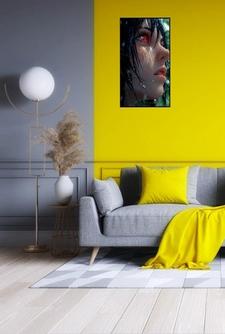 Quadiri Enterprises Granefire-anime9 3D Painting 12.8 inch x 8.5