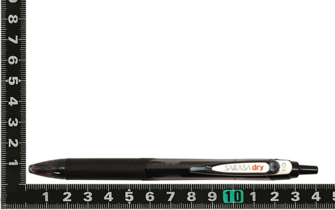 Zebra - Sarasa Retractable Gel Ink Rollerball - Fast Drying - 0.7mm - Blue - Pack Of 14