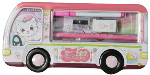 Flipkart.com | KOHLISHOP 692 Bus Art Metal Pencil Box -