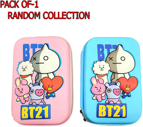 Flipkart.com | Paper Bear BT-21 Kpop Embossed Pencil Box Cute 3D