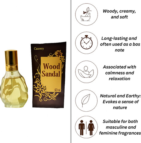 Buy Herbal Treasures Mysore Cauvery Sandalwood Fragrance Perfume