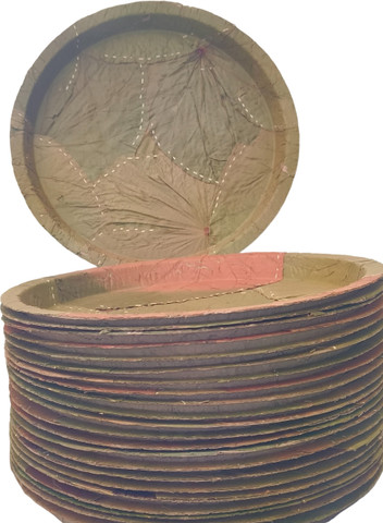 ssle 12 INCH Leaf buffet plates Dinner Plate Price in India - Buy