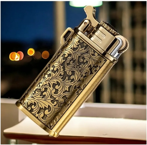 antique cigarette lighter online india Burnex Golden Vintage Lighter Gold Vintage Pocket Lighter Price in India