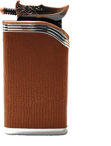 Crokroz Premium Refillable Essential Windproof Sword Lever Brown Shaped  Metal Lighter Cigarette Lighter Portable Outdoor Unique Design Cigarette  Pocket Lighter Price in India