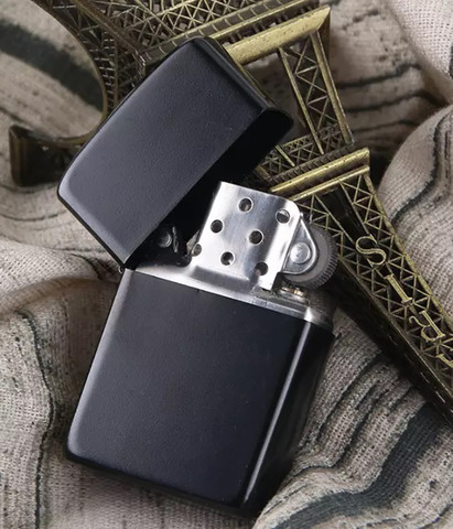 classic cigarette lighter Jiantai Classic Plain Black Windproof Cigarette Lighter I Fill Lighter Oil  Fluid/ Fuel for Ignition Pocket Lighter Price in India
