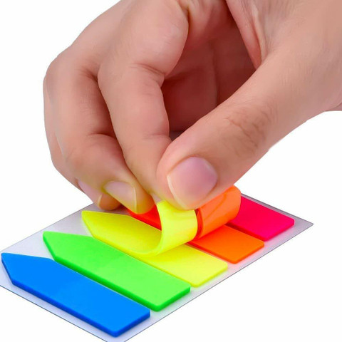 Flipkart.com | DELINGER Sticky Notes Flim Index 125 Sheets Page