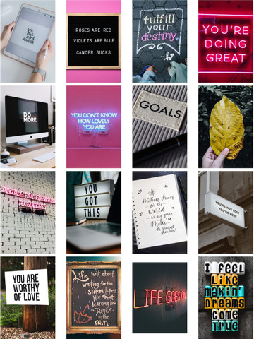 quote collage poster