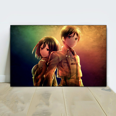 eren x mikasa wallpaper 4k