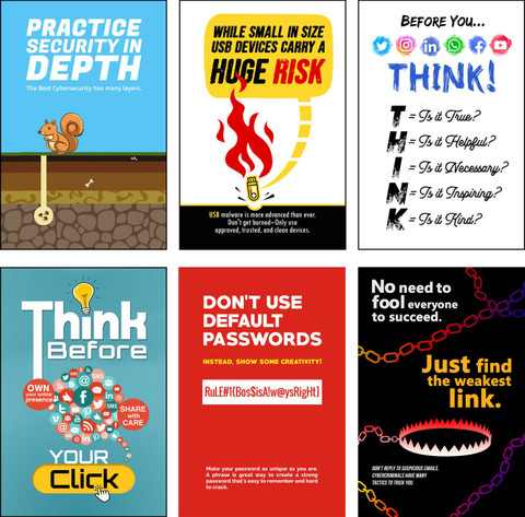 cyber security posters for office