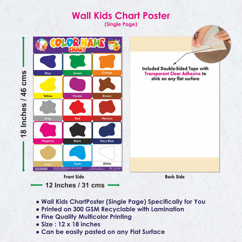 colours name chart for kids