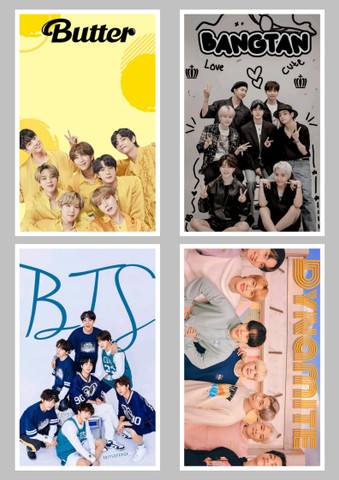 BTS グッズ ポスター BTS OT7 white photo frame 6 * 8 INCH BY PURPLEBEES | BTS poster